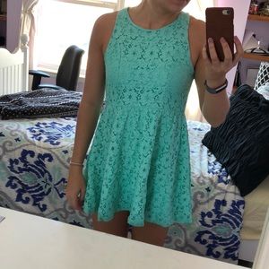 Mint colored dress